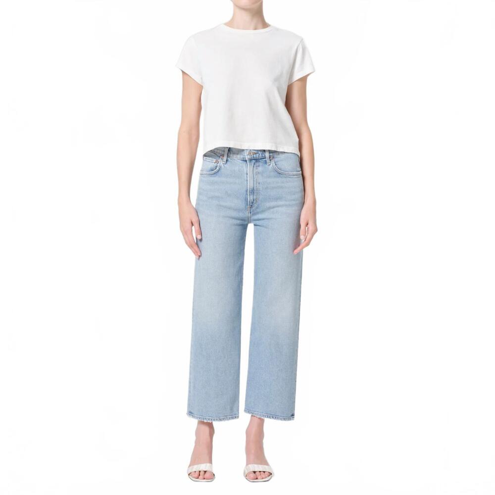 NEW AGOLDE harper crop jeans in formula